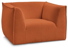 Narancssárga buklé fotel Giorgia – Bobochic Paris