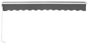 Falra szerelhető kihajtható árnyékoló, AR02 szürke 295x200 cm