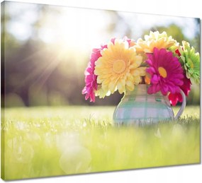 Vászonkép 50x40 Virágcsokor a réten