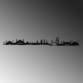 Istanbul fém fali dekoráció, 117×0,15 cm