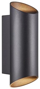 Nordlux - Kültéri fali lámpa NICO 2xGU10/35W/230V IP54 fekete