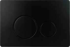 Wc öblĂtĆ gomb acĂ©l fekete matt Jomo Werit JomoTech WC-ĂĄllvĂĄnyhoz