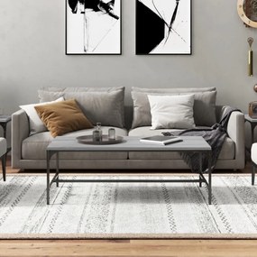 szürke sonoma szerelt fa dohányzóasztal 80x50x35 cm