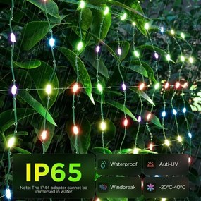 Govee - LED RGBIC Kültéri világító háló 143x85cm Wi-Fi Matter IP65