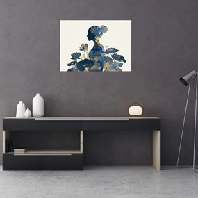 Kép - Márvány női profil (70x50 cm)