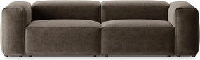 Barna kanapé 264 cm Bergamo – Cosmopolitan Design