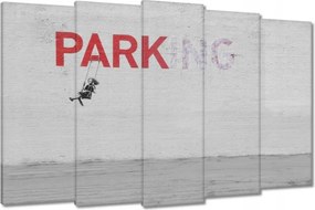 Festmények 150x95 Banksy Parkoló