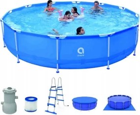 Avenli Kerti medence Kerek Vázas450X90CM Szivattyú, Kiegészítők