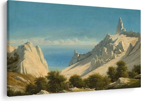 Kép - Georg Emil Libert, View of Sommerspiret, the Cliffs of Møn, reprodukciók (90x60 cm)