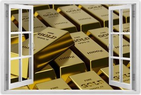 Poszterek 120x80 Arany rúd arany 1000g