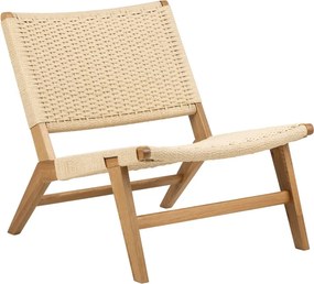 Natúr színű szövött fotel Carson – Actona