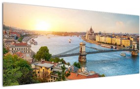 Budapest képe folyóval (120x50 cm)