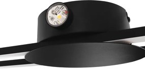 Eglo 902123 - VENTICELLO LED fali lámpatest LED/20W/230V + LED/0,91W fekete