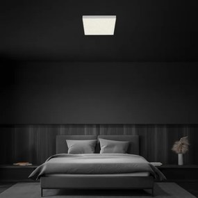 Briloner 7078-414 - LED Mennyezeti lámpa STAR SKY LED/21W/230V 28x28 cm ezüst