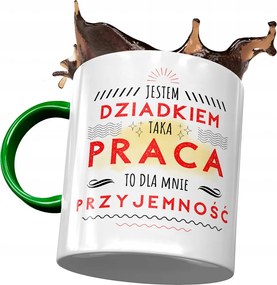 Bögre Zöld Nagypapa napja Ajándék Nyomtatott Fotóval