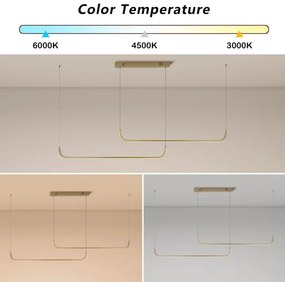 Immax NEO 07228L - LED Dimmelhető csillár zsinóron PATTINI LED/53W/230V Tuya + távirányító