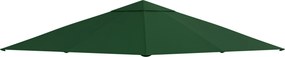 Outsunny Pavilon Napellenző Kert Pavilonhoz kb. 3 x 3 m, vízálló, cserélhető napellenző, pavilon takaró, napvédelem, 8 vízelvezető nyílás, Poliészter,