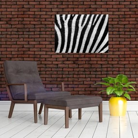 Kép egy zebra bőrről (üvegen) (70x50 cm)