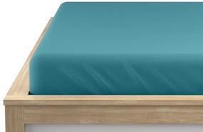 Jersey türkiz lepedő EXCLUSIVE 140 x 200 cm