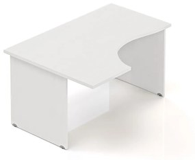 Visio ergonomikus asztal 140 x 100 cm, bal, fehér