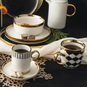 Altom Palazzo porcelán desszert tányér 21 cm, fehér