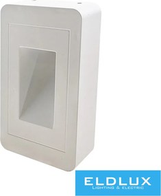 UNIVERSO Lábazati LED lámpatest 12w 1000lm 6500k 120° IP65 fehér