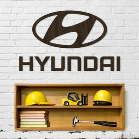 Fa autó logo a falra - Hyundai