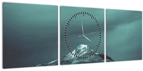 A hegy képe (órával) (90x30 cm)