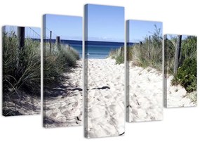 Gario Vászonkép Út a dunéken keresztül - 5 részes Méret: 100 x 70 cm