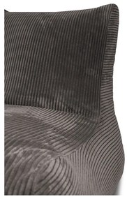 Kék kordbársony babzsákfotel Lounge – SLOWDOWN