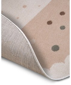 Bézs gyerek szőnyeg ø 140 cm Crown – Hanse Home