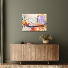 Kép - absztrakció, madár (70x50 cm)