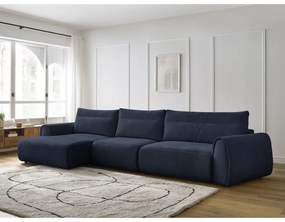 Sötétkék sarokkanapé Aden – Bobochic Paris