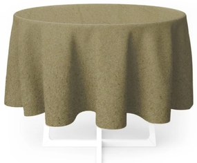 Table pamut asztalterítő khaki, átmérő 150 cm