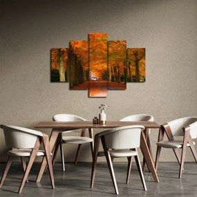 Kép - A Avenue of fák ősszel (150x105 cm)