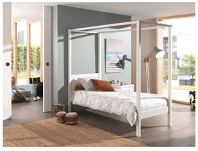 Fehér gyerekágy 90x200 cm PINO CANOPY – Vipack