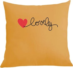 Párna párnahuzat szív mintás Lovely