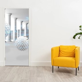 Fotótapéta ajtóra - Absztrakció antik stílusban (95x205cm)