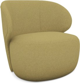 Mustársárga fotel Kama – Makamii