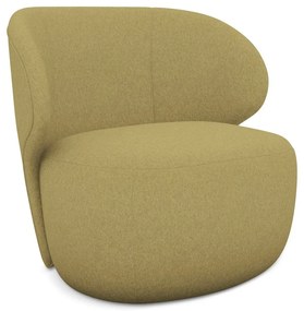 Mustársárga fotel Kama – Makamii