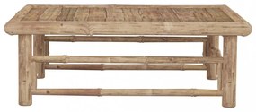 bambusz kerti asztal 65 x 65 x 30 cm