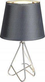 Ipari éjjeli lámpa lámpaernyővel króm szürke fém Rabalux