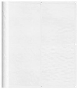 fehér 100% oxford poliészter erkélyparaván 120 x 700 cm
