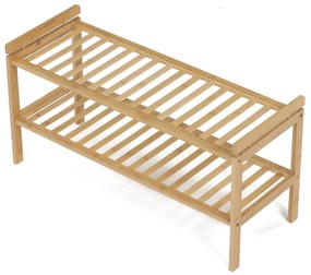 Cipősszekrény B011 NAT, bambusz