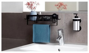 Classic Plus fekete falipolc - Wenko