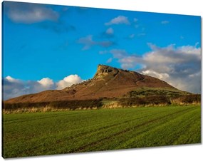 Vászonkép 100x70 Kilátás a rétről Hegy