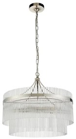 Endon 104112 - MARIETTA láncos csillár 5xE14/7W/230V fényes króm/átlátszó