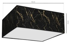 Mennyezeti lámpa SENSO 3xE27/60W/230V fekete