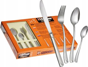 Ebédlő Hoffner Elegance Evőeszköz szett 24db-os Fényes HF7550