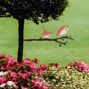 Bird fém kerti dísztárgy, 22×55 cm
